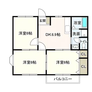 アビリティー美鈴【2階】の間取り