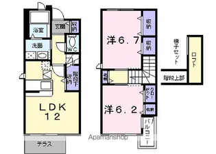 ファイン カレッジ【1階】の間取り