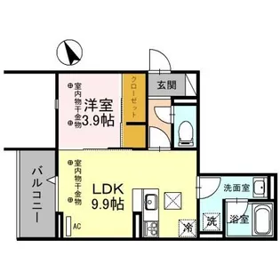 TORISIAS 大通り【1階】の間取り