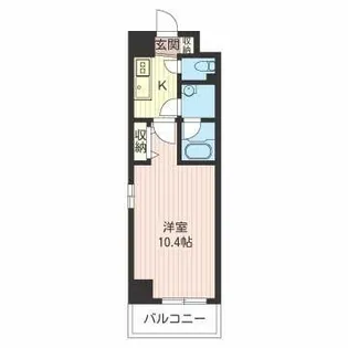 エスティメゾン秋葉原【9階】の間取り
