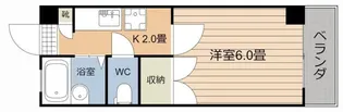 エントピア鴨池第11【6階】の間取り