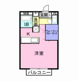 グランシャリオ【1階】の間取り