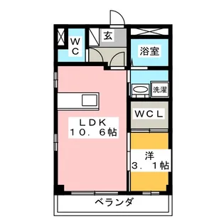 アンフォルム【3階】の間取り