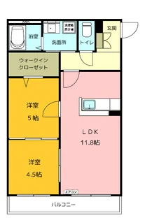 aura.【2階】の間取り