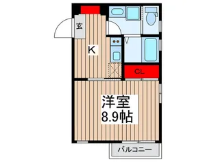 Villa amie【1階】の間取り