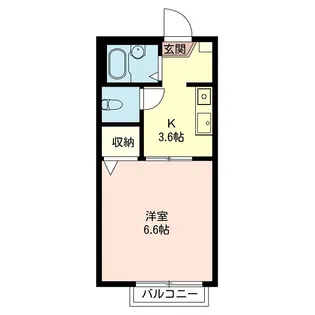 ディアス若宮【2階】の間取り