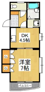 サンパレス東所沢【3階】の間取り