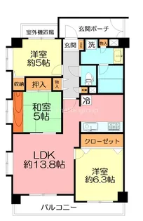 東急ドエル・アルス本厚木パークフロント【2階】の間取り