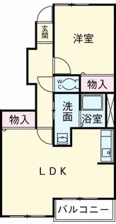 ミルキーIII【1階】の間取り