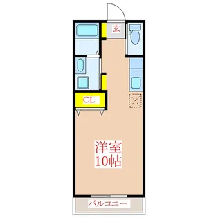 コーポ諏訪 IV【1階】の間取り
