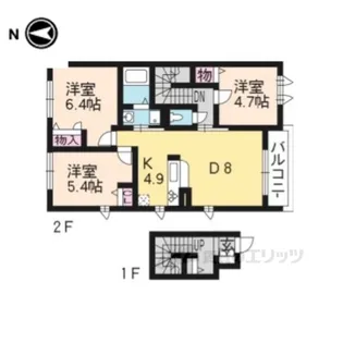 フォレスト【2階】の間取り