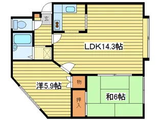 澤マンション【3階】の間取り