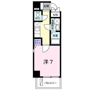ロテュスパルク【1階】の間取り