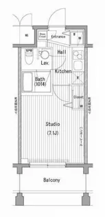 ガーラ・プレシャス横濱関内【8階】の間取り