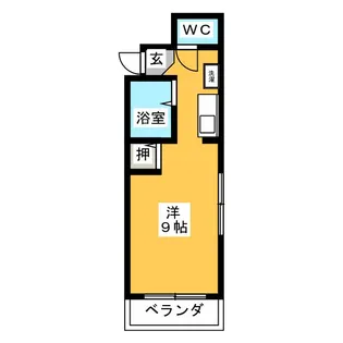 高崎中央マンション【3階】の間取り