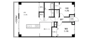 オレンジコート高松【9階】の間取り