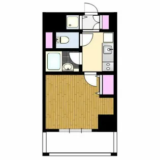レジディア東品川【4階】の間取り