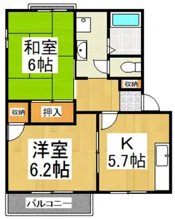 エスポワール【1階】の間取り