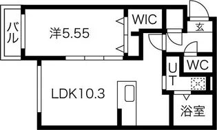 グランジータ南郷(GranGita南郷)【3階】の間取り
