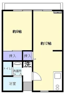 ペアヒルズA棟【2階】の間取り