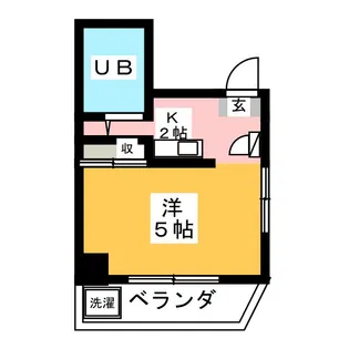 柳沢ハイツ【4階】の間取り