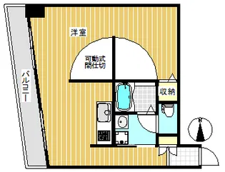 都屋ハウス【6階】の間取り