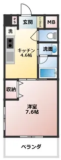 てだこ駅前マンション【1階】の間取り