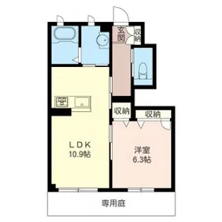 シャーメゾンM【1階】の間取り