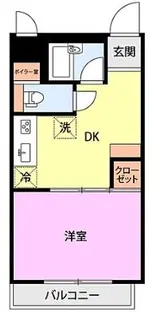 マンション高田館【4階】の間取り