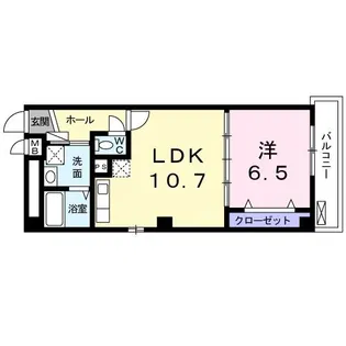 アネックス久我の杜 五番館【1階】の間取り