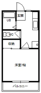 足立ハイツ【2階】の間取り