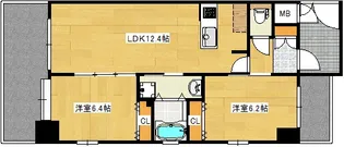 広島県広島市西区中広町3【マンション】の間取り
