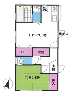 菅原方【1階】の間取り