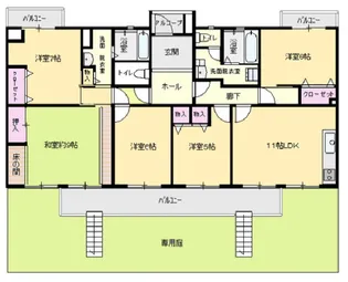 千葉ニュータウン 高花【1階】の間取り