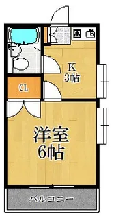 サニーハイツ【2階】の間取り