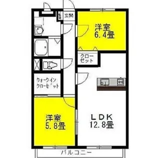 セントラル・フェスタIV【1階】の間取り