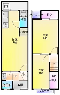 大阪府八尾市志紀町南4【一戸建】の間取り
