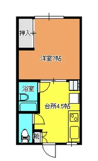 レピュート平井【1階】の間取り