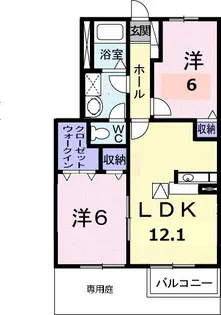 岡山県倉敷市玉島八島【マンション】の間取り