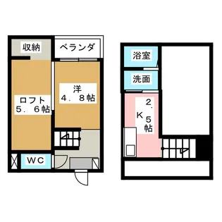 インフィニウム【1階】の間取り