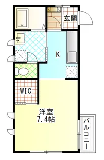 シャーメゾン酒匂【1階】の間取り