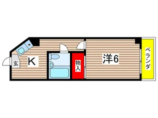 錦ビル【4階】の間取り