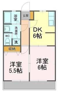 渚(なぎさ) B棟【2階】の間取り