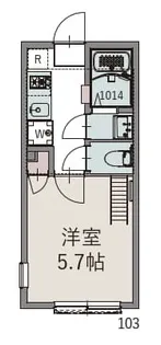 グレイスウッド三ツ沢上町【1階】の間取り