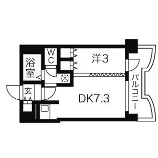 札幌ビオス館【9階】の間取り