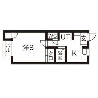ネオ・メープル高松【2階】の間取り