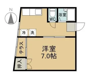 岡山県倉敷市鳥羽【マンション】の間取り