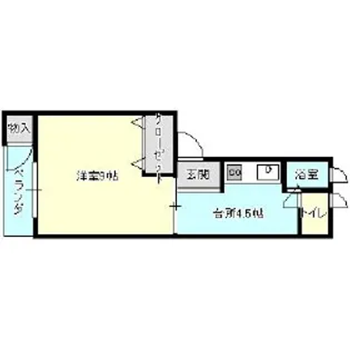 パンセス【1階】の間取り
