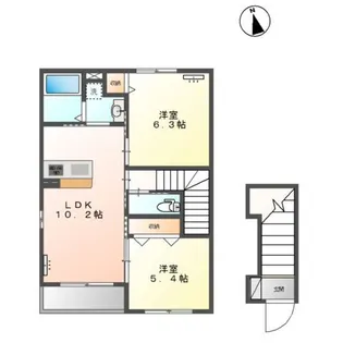 メゾン ドリーム【2階】の間取り