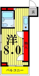 ロイヤルコスモ永代【3階】の間取り